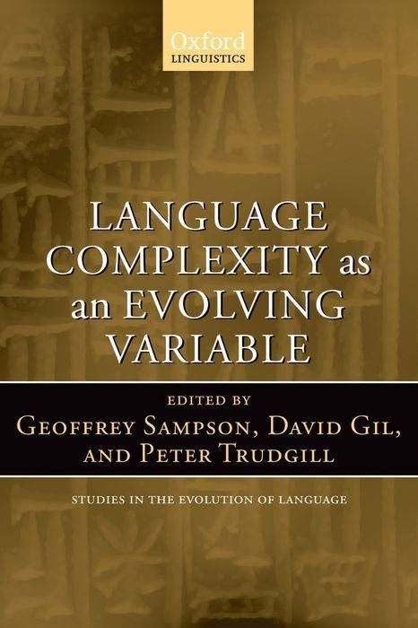 Produktbild: Language Complexity As An Evol