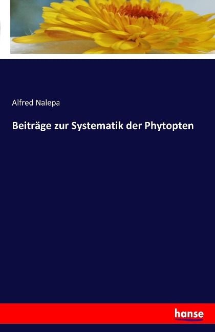 Produktbild: Beitr&auml;ge zur Systematik der Phytopten