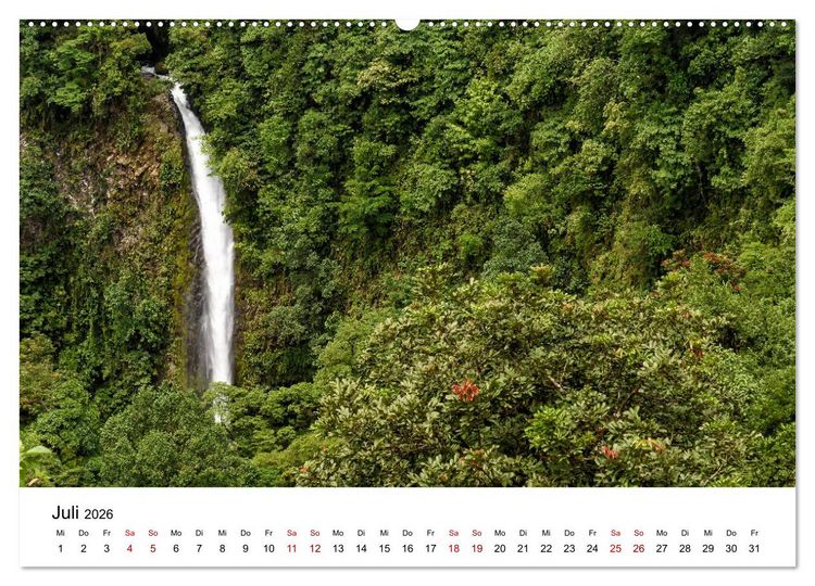 Produktbild: Costa Rica - das Naturparadies (hochwertiger Premium Wandkalender 2026 DIN A2 quer), Kunstdruck in Hochglanz