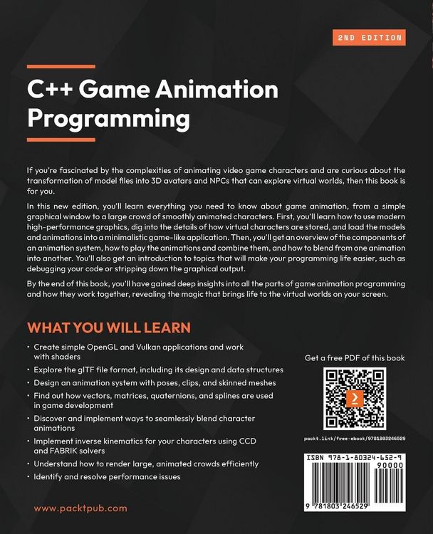 Produktbild: C++ Game Animation Programming - Second Edition