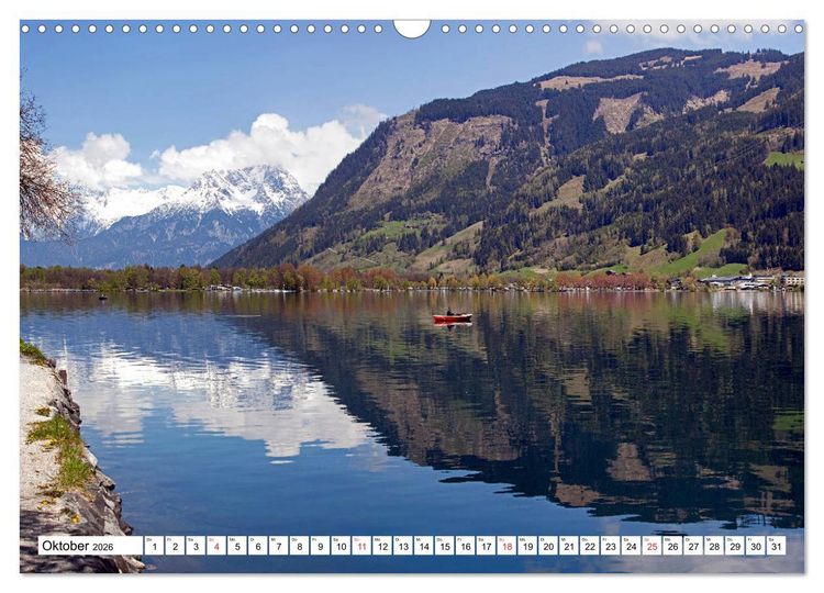 Produktbild: Der Zeller See im sch&ouml;nen Salzburger Land (Wandkalender 2026 DIN A3 quer), CALVENDO Monatskalender