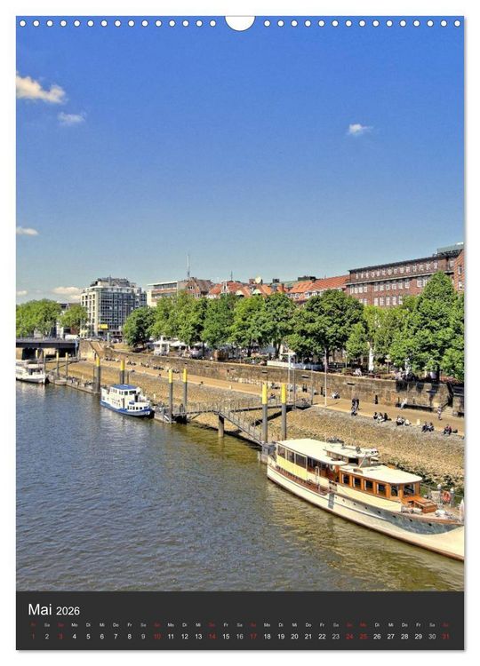 Produktbild: Highlights in Bremen (Wandkalender 2026 DIN A3 hoch), CALVENDO Monatskalender