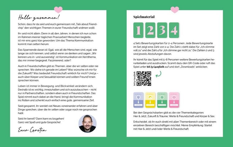 Produktbild: Kartenspiel: Talk about Friendship &ndash;&nbsp;Das Kommunikationsspiel f&uuml;r deinen Freundeskreis
