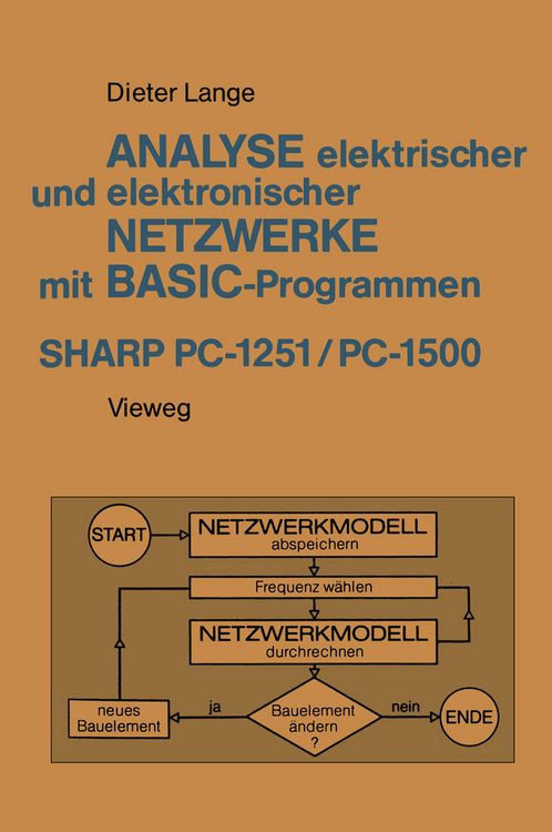Produktbild: Analyse elektrischer und elektronischer Netzwerke mit BASIC-Programmen (SHARP PC-1251 und PC-1500)