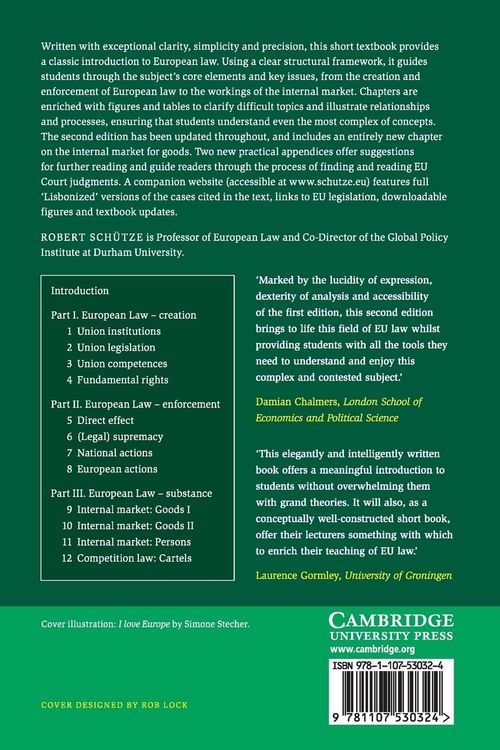 Produktbild: An Introduction to European Law
