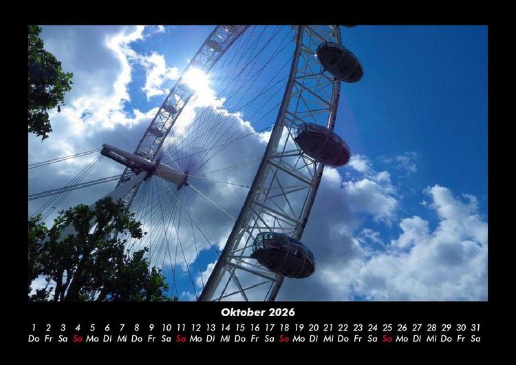 Produktbild: London - Impressionen 2026 Fotokalender DIN A3