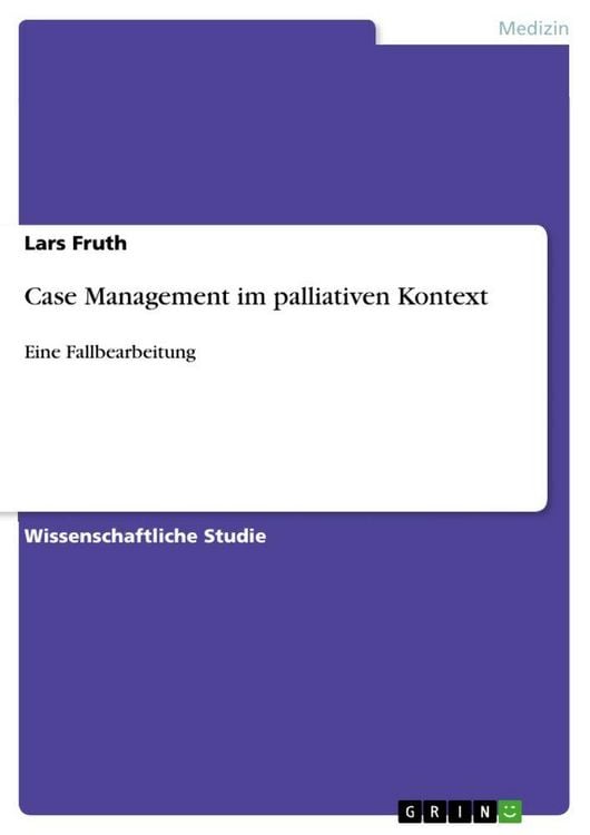 Produktbild: Case Management im palliativen Kontext