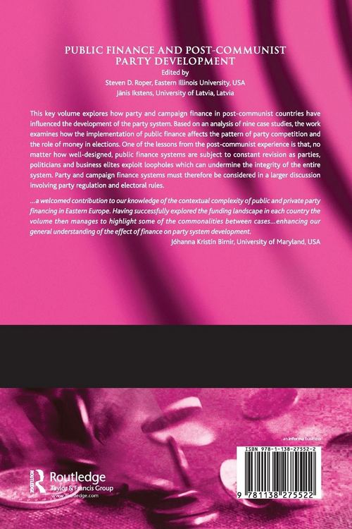 Produktbild: Public Finance and Post-Communist Party Development