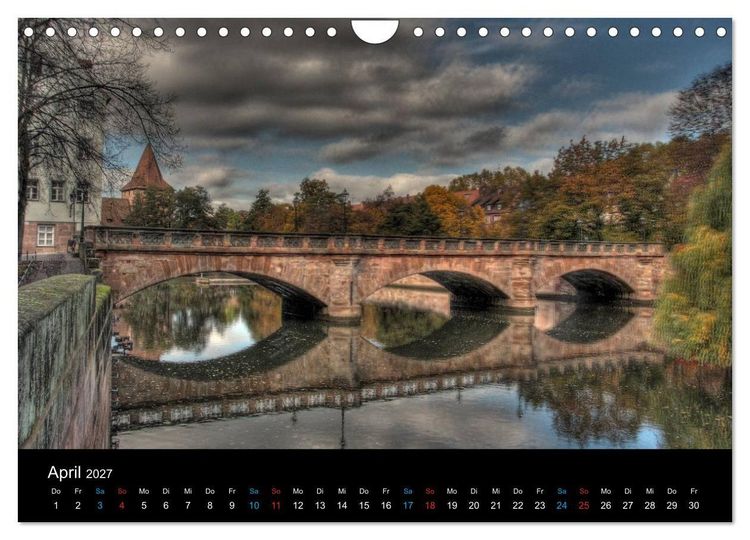 Produktbild: Meine Stadt N&uuml;rnberg 2027 (Wandkalender 2027 DIN A4 quer), CALVENDO Monatskalender