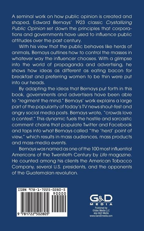 Produktbild: Crystallizing Public Opinion (Original Classic Edition)