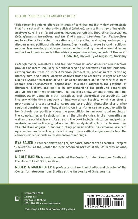 Produktbild: Entanglements, Narratives, and the Environment