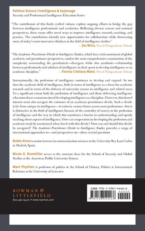 Produktbild: Academic-Practitioner Divide in Intelligence Studies