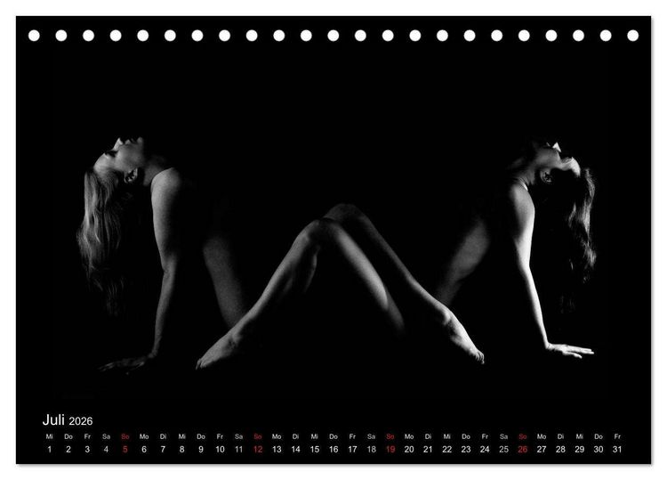 Produktbild: Kunstakt (Tischkalender 2026 DIN A5 quer), CALVENDO Monatskalender
