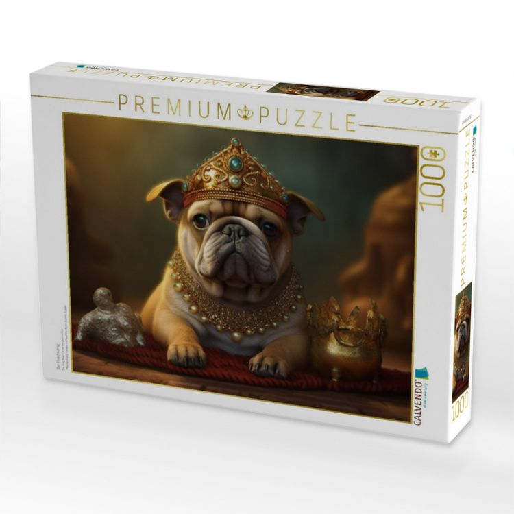 Produktbild: CALVENDO Puzzle Der Froschk&ouml;nig | 1000 Teile Lege-Gr&ouml;&szlig;e 64x48cm Foto-Puzzle f&uuml;r gl&uuml;ckliche Stunden