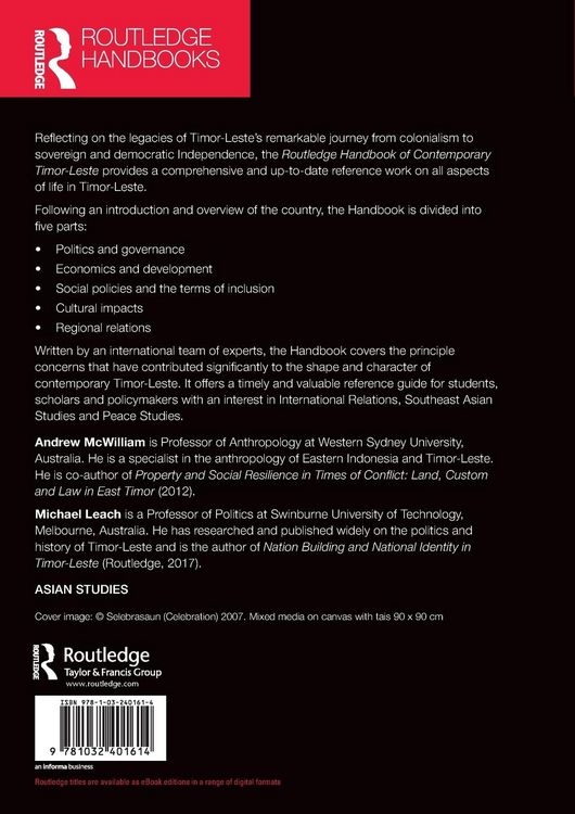 Produktbild: Routledge Handbook of Contemporary Timor-Leste