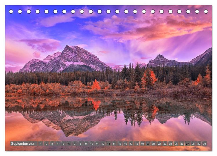 Produktbild: Kanada der Westen (Tischkalender 2026 DIN A5 quer), CALVENDO Monatskalender