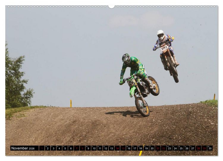 Produktbild: Moto Cross (hochwertiger Premium Wandkalender 2026 DIN A2 quer), Kunstdruck in Hochglanz