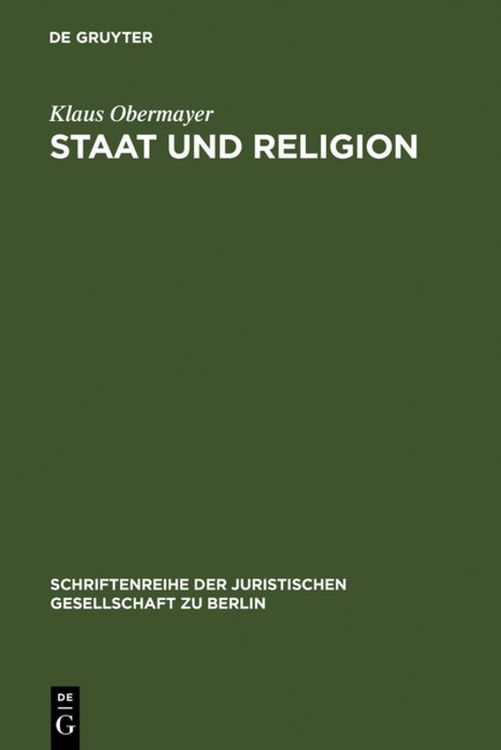 Produktbild: Staat und Religion