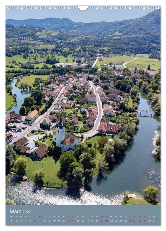 Produktbild: Zauberhaftes Slowenien. Seen, Berge und charmante Orte (Wandkalender 2027 DIN A3 hoch), CALVENDO Monatskalender