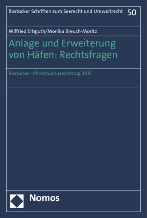 Produktbild: Anlage und Erweiterung von H&auml;fen: Rechtsfragen