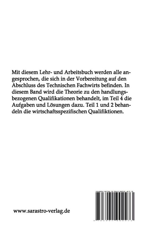 Produktbild: Technischer Fachwirt - Das pr&uuml;fungsrelevante Wissen