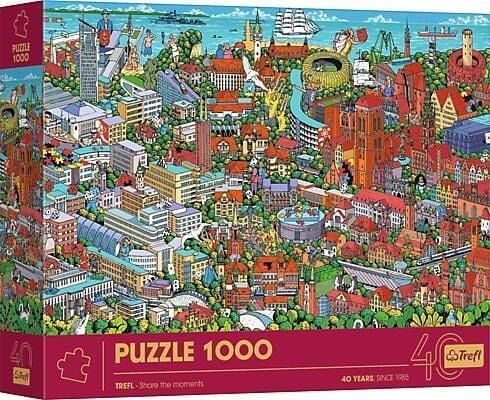 Produktbild: Puzzle Premium Plus 1000 Jubil&auml;um - Danzig, Gdynia, Sopot