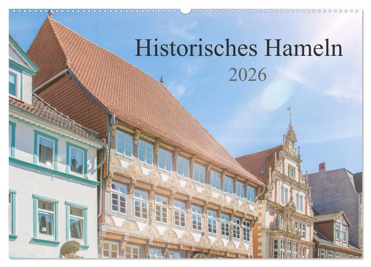 Produktbild: Historisches Hameln (Wandkalender 2026 DIN A2 quer), CALVENDO Monatskalender