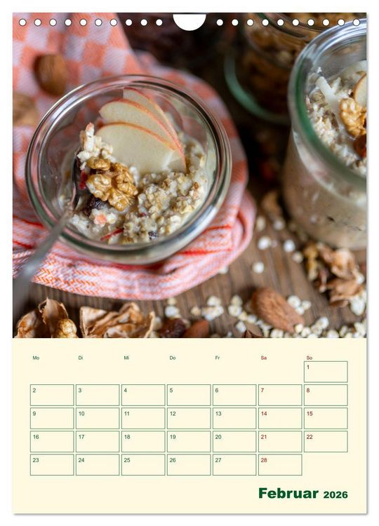 Produktbild: Vegetarische Vier Jahreszeiten (Wandkalender 2026 DIN A4 hoch), CALVENDO Monatskalender