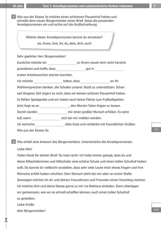 Produktbild: Deutsch-Tests 3. Klasse