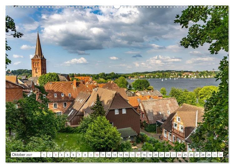 Produktbild: Deutschlands sch&ouml;nste Altst&auml;dte - Schleswig-Holstein (Wandkalender 2027 DIN A2 quer), CALVENDO Monatskalender