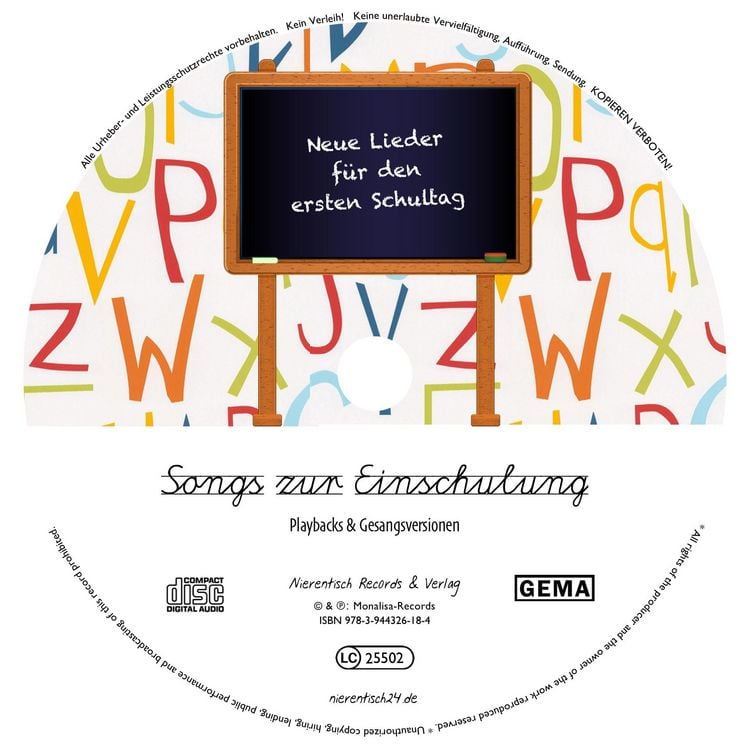 Produktbild: Songs zur Einschulung