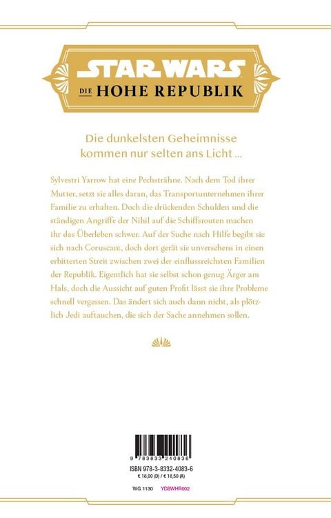 Produktbild: Star Wars: Die Hohe Republik - Aus den Schatten