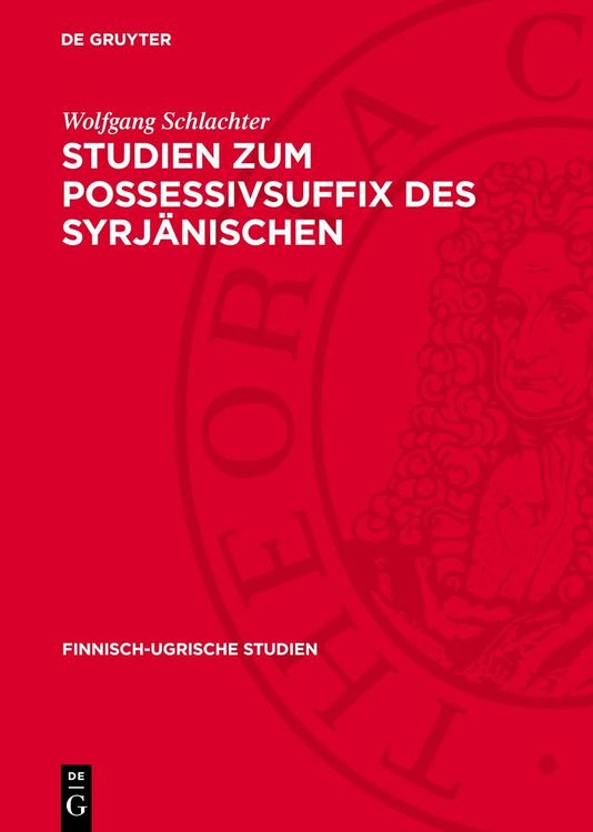 Produktbild: Studien zum Possessivsuffix des Syrj&auml;nischen