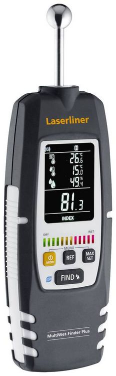 Produktbild: Feuchtemessger&auml;te MulitWet-Finder Plus 20 %-90% LASERLINER
