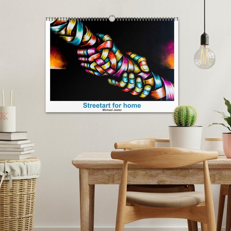 Produktbild: Streetart for home Michael Jaster (Wandkalender 2026 DIN A3 quer), CALVENDO Monatskalender