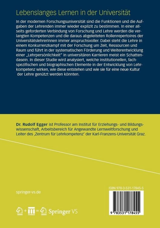 Produktbild: Lebenslanges Lernen in der Universit&auml;t