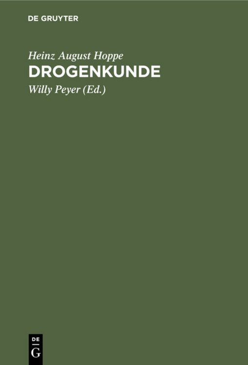 Produktbild: Drogenkunde