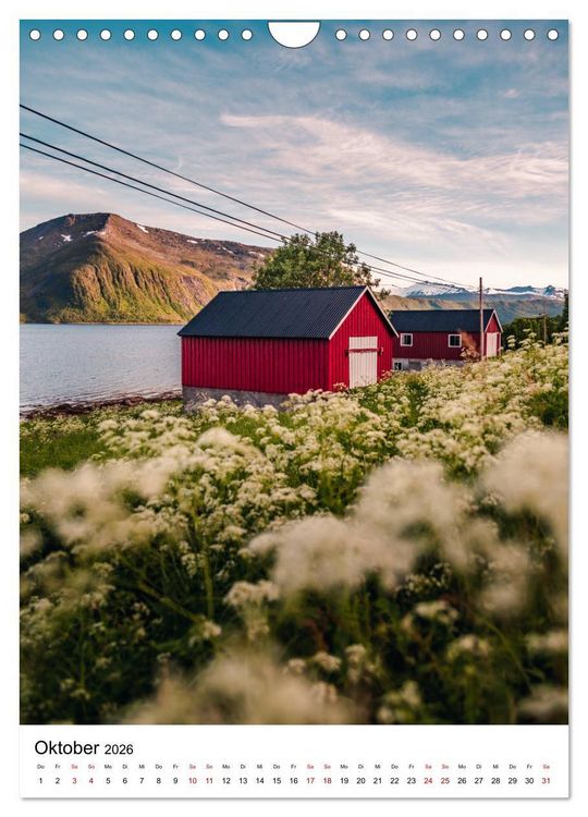 Produktbild: Norwegen - Eine Reise durch das skandinavische Land. (Wandkalender 2026 DIN A4 hoch), CALVENDO Monatskalender