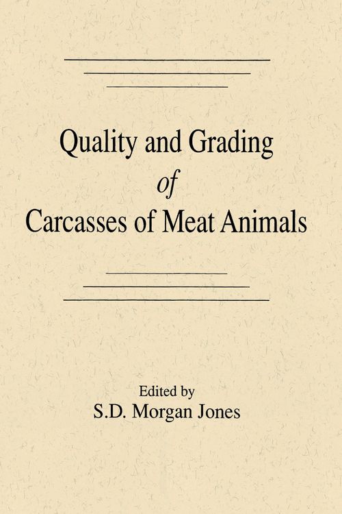 Produktbild: Quality and Grading of Carcasses of Meat Animals