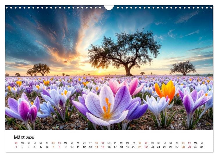 Produktbild: Naturzeit - Ein Jahr im Wandel (Wandkalender 2026 DIN A3 quer), CALVENDO Monatskalender