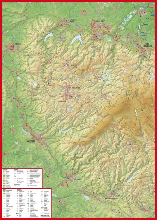 Produktbild: Wanderkarte Der Westliche Harz 1:50.000