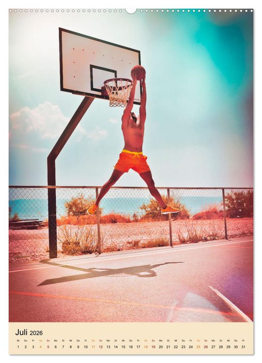 Produktbild: Basketball Fun (hochwertiger Premium Wandkalender 2026 DIN A2 hoch), Kunstdruck in Hochglanz