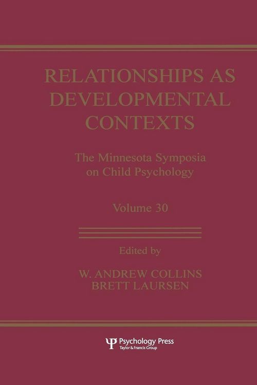 Produktbild: Relationships as Developmental Contexts