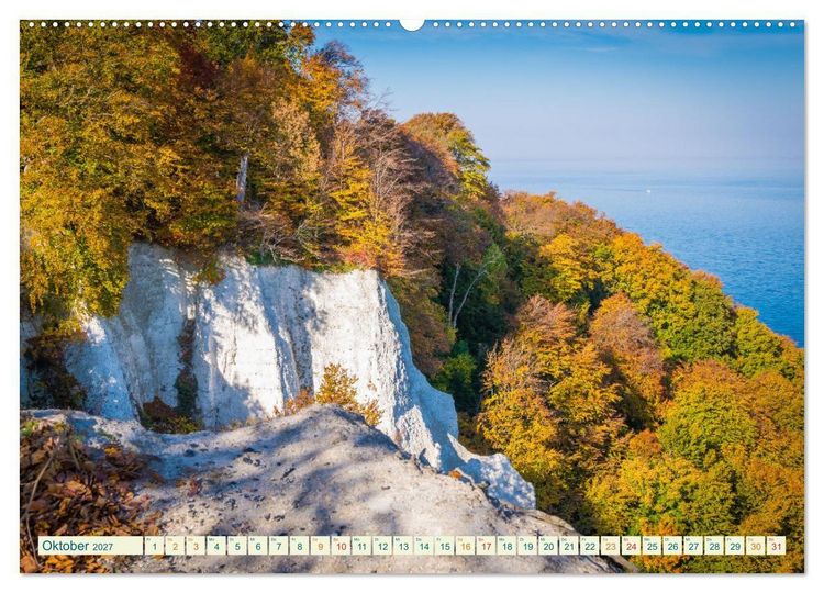 Produktbild: Insel R&uuml;gen - Malerische Kreidek&uuml;ste (hochwertiger Premium Wandkalender 2027 DIN A2 quer), Kunstdruck in Hochglanz