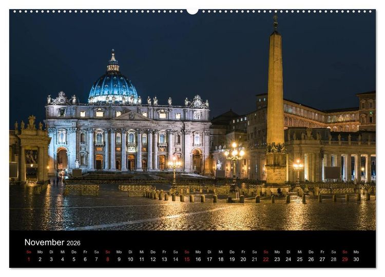 Produktbild: Rom - Impressionen aus der ewigen Stadt (Wandkalender 2026 DIN A2 quer), CALVENDO Monatskalender