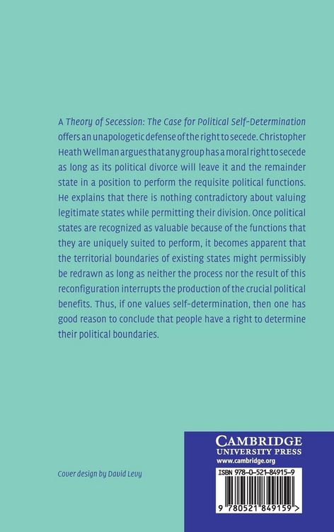 Produktbild: A Theory of Secession