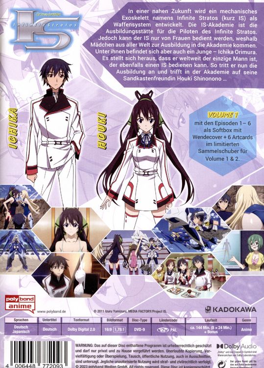 Produktbild: Infinite Stratos - Volume 1 mit Sammmelschuber LTD.