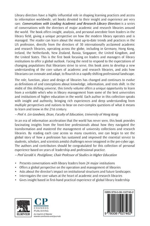 Produktbild: Conversations with Leading Academic and Research Library Directors