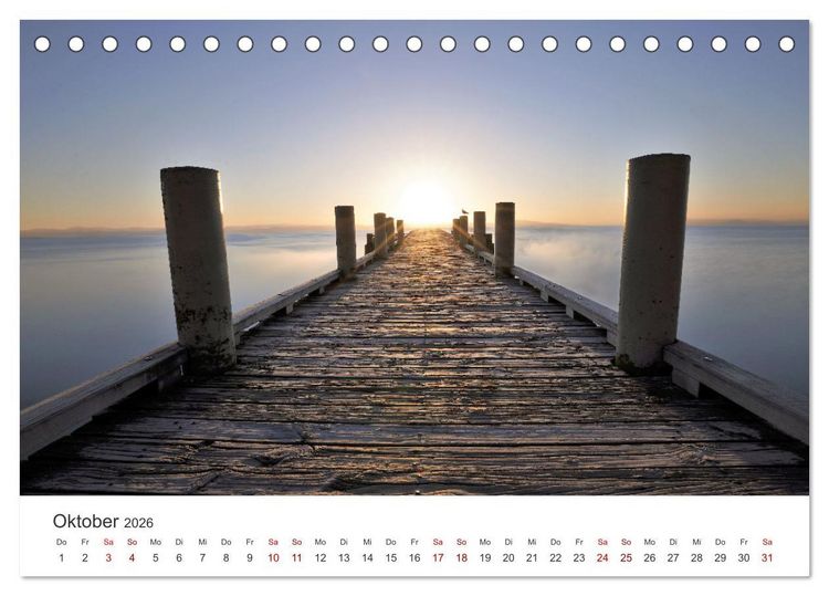 Produktbild: Neuseeland Trauminsel im S&uuml;dpazifik (Tischkalender 2026 DIN A5 quer), CALVENDO Monatskalender
