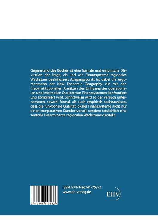 Produktbild: Zur Geographie des Kapitals: Das Finanzsystem als regionaler Wachstumsfaktor